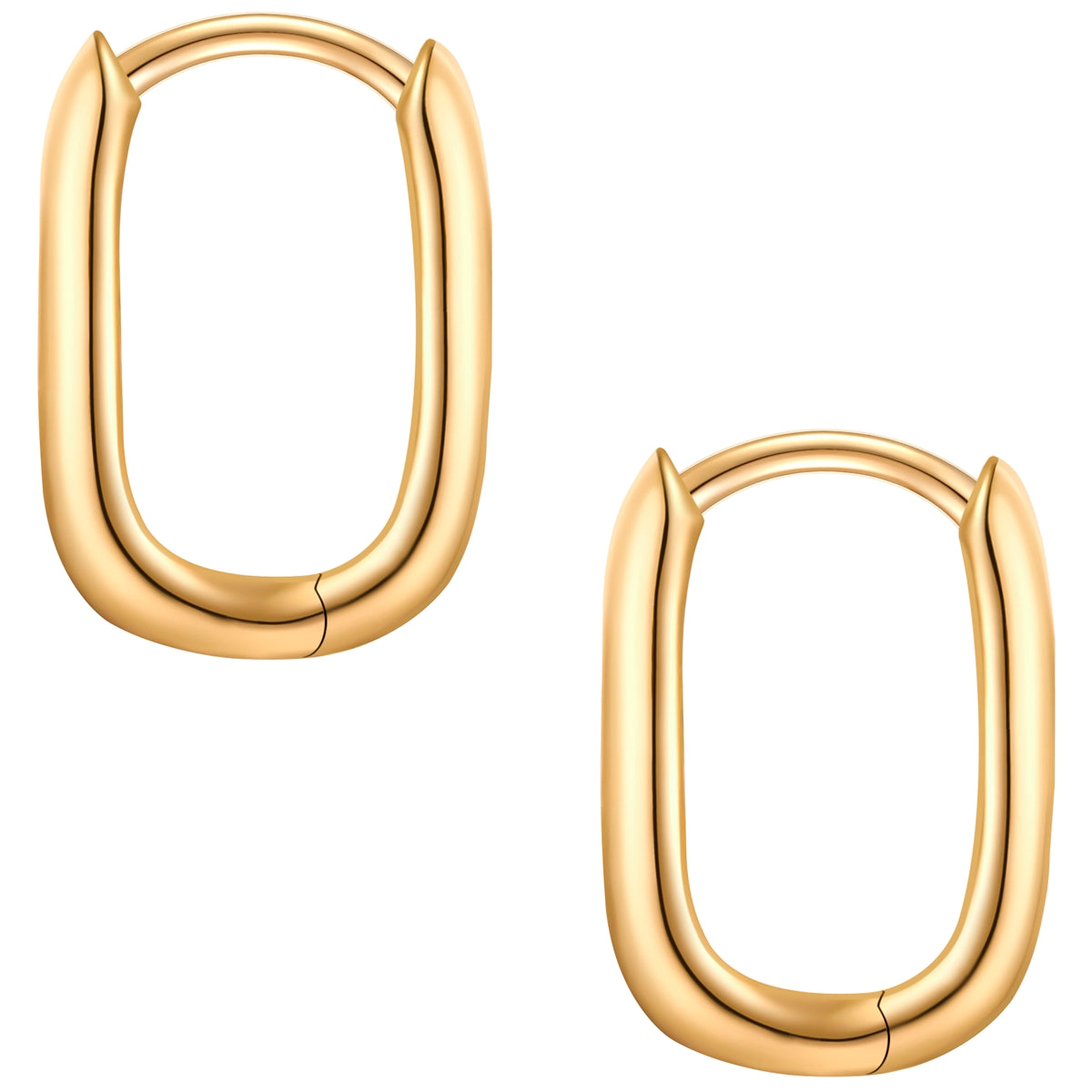 Creolen gelbgold Zirkonia weiß
