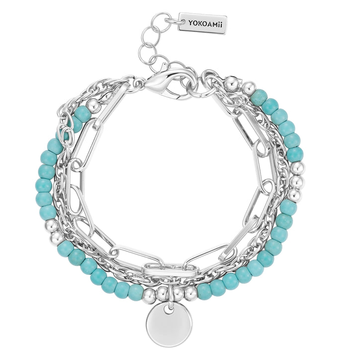 Armband Naturstein türkis